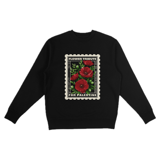 Black Sweatshirt | Poppies
