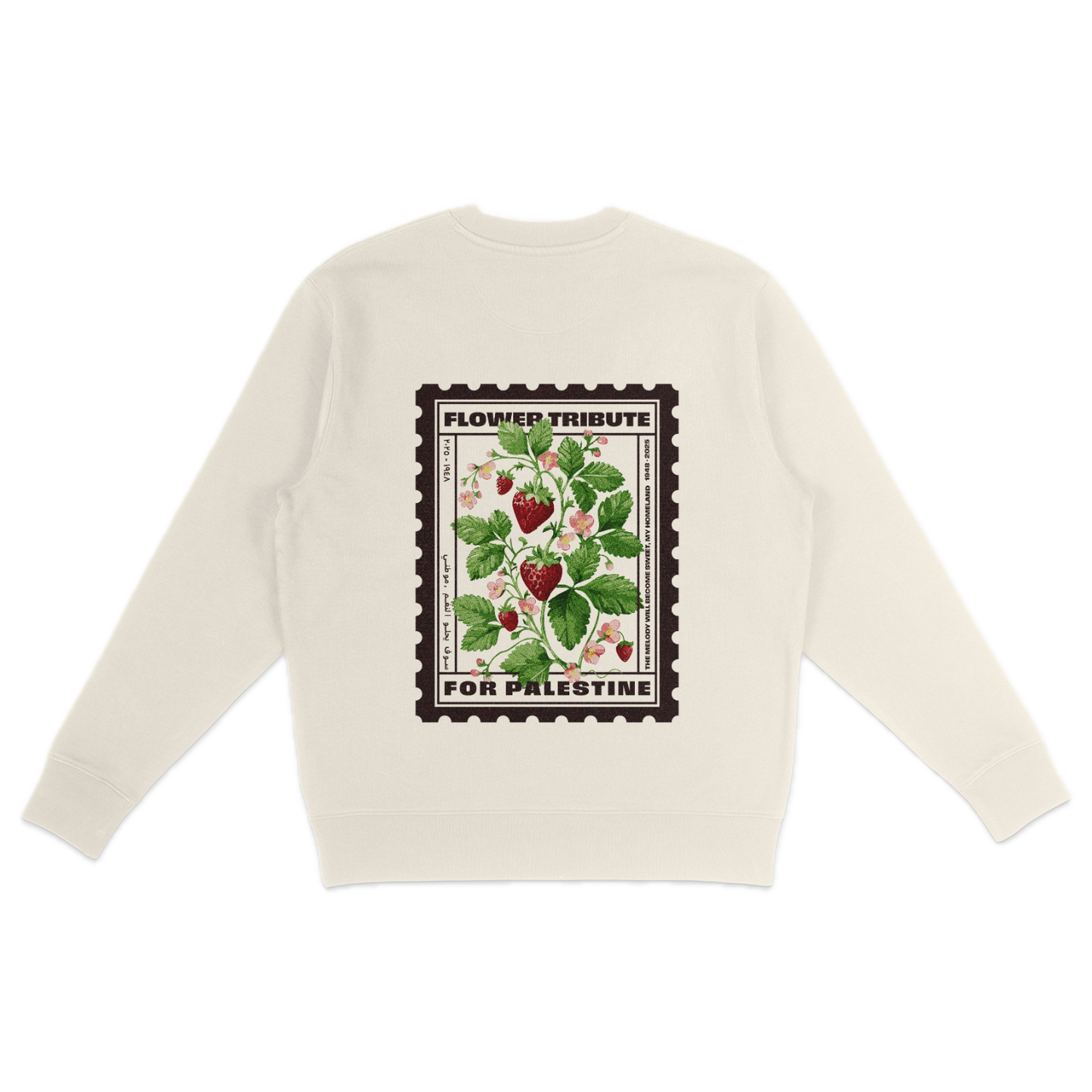Natural Sweatshirt | Strawberries