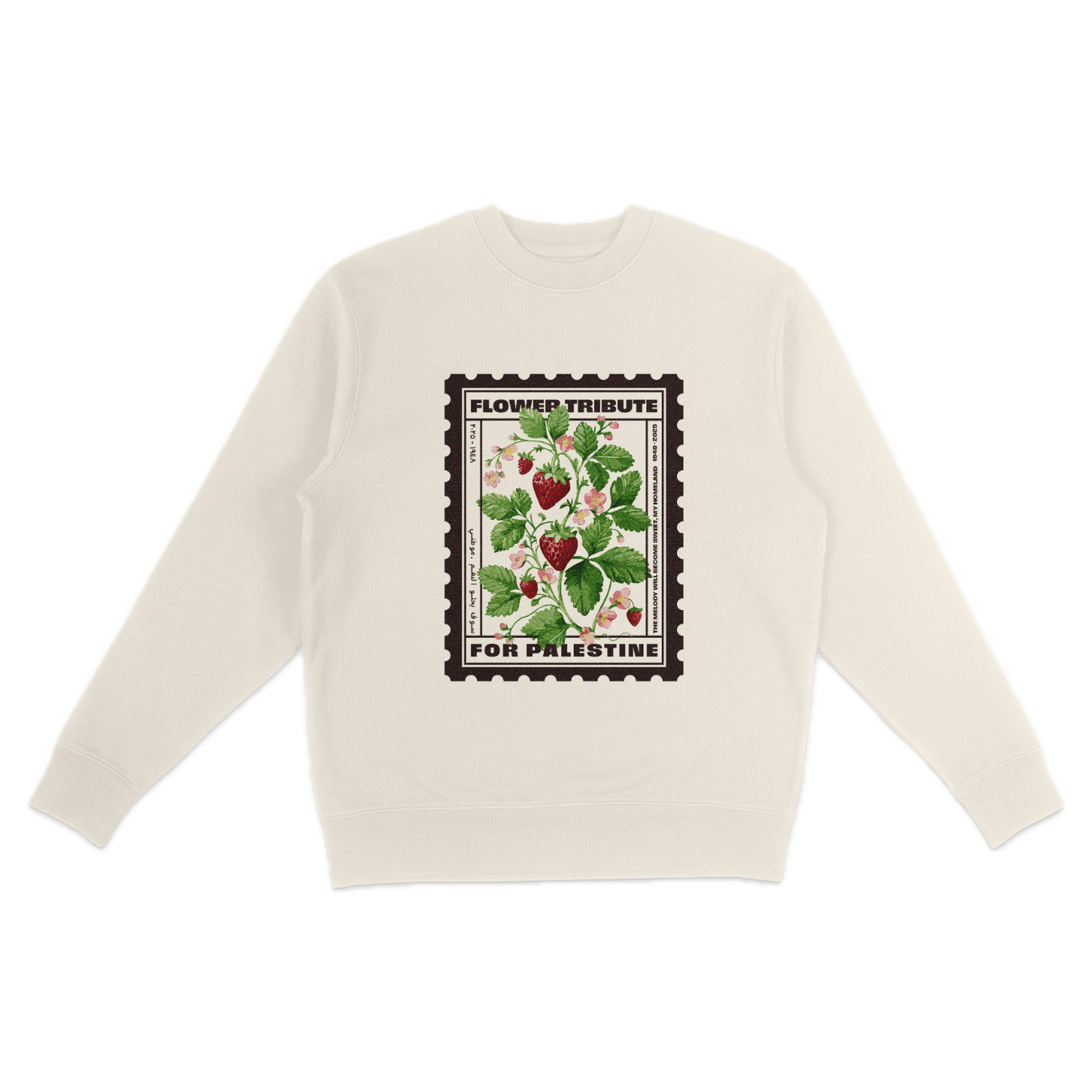 Natural Sweatshirt | Strawberries