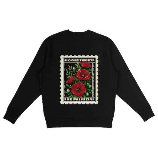 Black Sweatshirt | Poppies