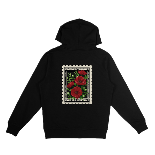 Black Hoodie | Poppies