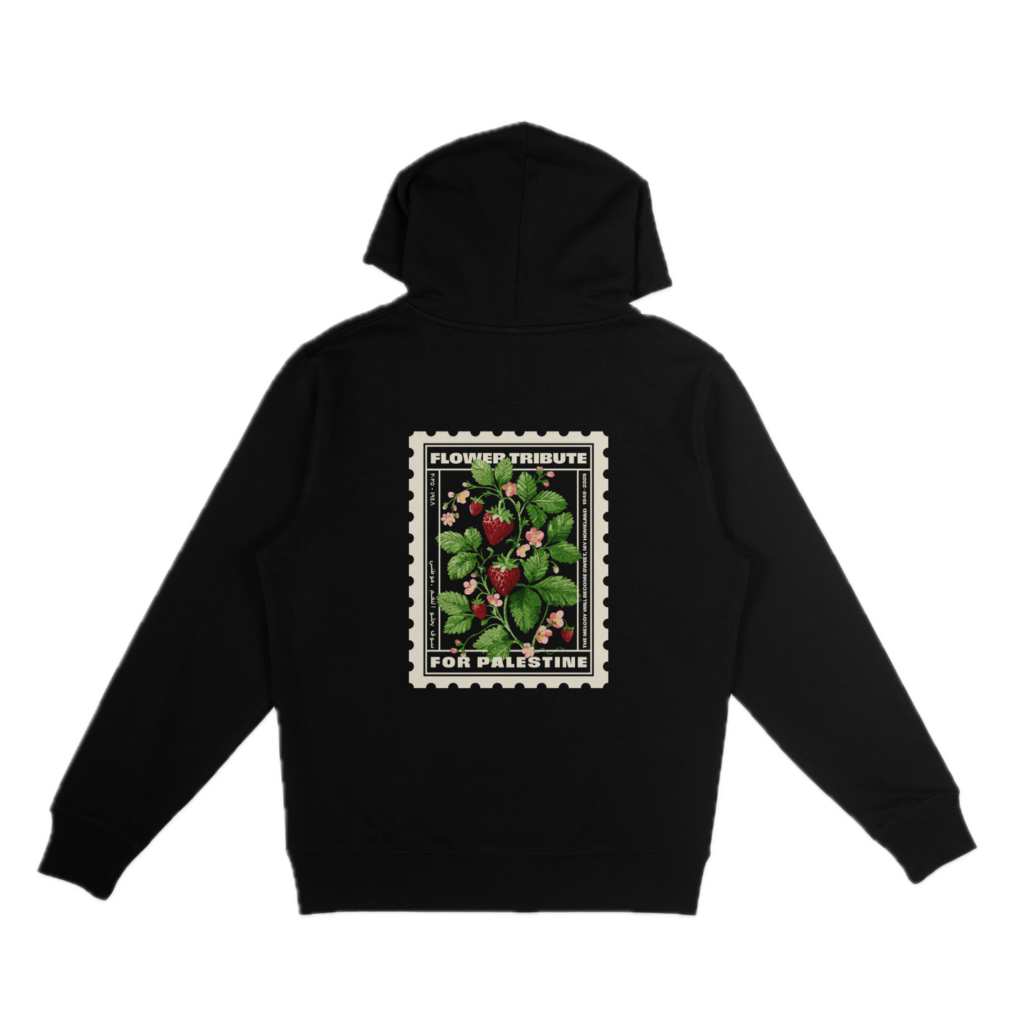 Black Hoodie | Strawberries