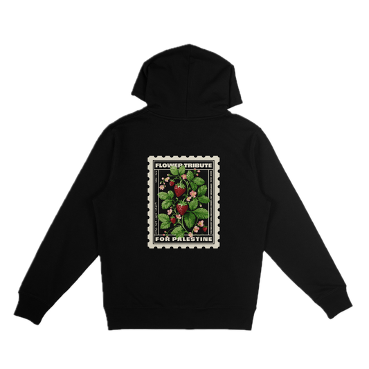Black Hoodie | Strawberries