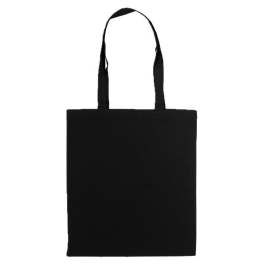 Black Tote Bag | Strawberries